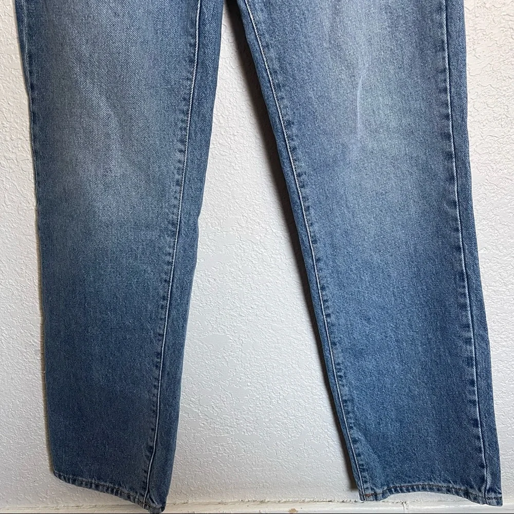 Zara NWT super high rise straight leg jeans - Picture 8 of 11